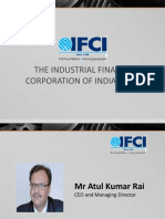 The Industrial Finance Corporation of India (Ifci)