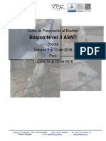 Septiembre 2018 - Curso ASNT Basic L3