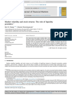 Market Volatility and Stock Returns (The Role of Liquidity Providers)