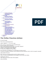 The Define Function (Defun) - AfraLISP PDF