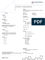 Resumo Teorico Matematica Funcao Exponencial PDF