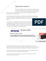 Resetear Impresoras Epson