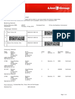 Lion Air Eticket Itinerary / Receipt: Rusli/Henry MR