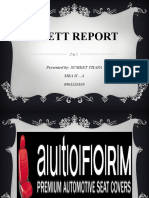 3 Cett Report: Presented By: SUMEET THAPA Mba Ii - A 0901120105