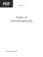 Psalms of 72 Shemhamephorash