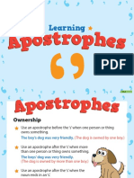 Teachstarter Learningapostrophesposterworksheetspack 292878