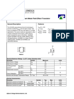 AO4466 N-Channel Enhancement Mode Field Effect Transistor: Features General Description