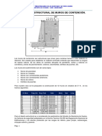 Diseño Estructural de Muros de Contención