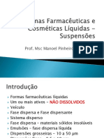 Aula 10 Formas Farmaceuticas Liquidas Suspensoes e Emulsoes