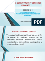 Sesión 01 Persona Dignidad y Fundamentos de Los Derechos Humanos..