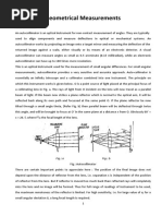 Chapter 8: Geometrical Measurements: Auto Collimator