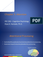 Chapter 3: Attention: PSY 250 - Cognitive Psychology Elyse K. Hurtado, PH.D