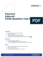 GCSE Maths Baseline Test B