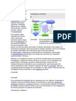 Investigación Científica Conceptos Definicion