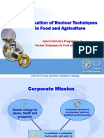 Application of Nuclear Techniques in Food and Agriculture