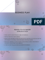 Business Plan - PPTX Heaven Touch Bakery