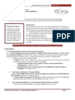 El Poder y La Gracia de Dios (Leccion # 3) - Notas para Lideres