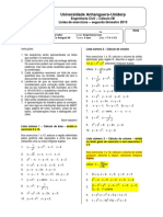 Lista Segundo Bimestre - Errata