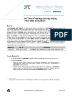 Systimax 360 Ipatch G2 High Density Sliding Fiber Shelf Instructions