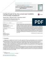 Ajina, Laouiti, Msolli - 2016 - Guiding Through The Fog Does Annual Report Readability Reveal Earnings Management