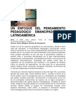 Un Enfoque Del Pensamiento Pedagógico Emancipador en Latinoamérica