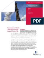 APP Determination of Sulfur Compunds in Air 013557 01