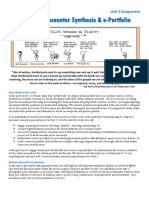 Research Encounter Synthesis & E-Portfolio