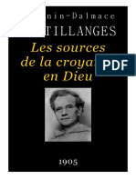 Sertillanges, A.-D. - Les Sources de La Croyances en Dieu (1905)