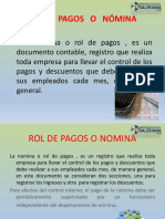 3) Unidad 3.1 ROL DE PAGOS