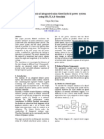 Transient Analysis of Integrated Solar/diesel Hybrid Power System Using MATLAB Simulink