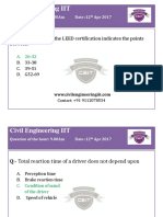 Civil Engineering IIT: Q:-For New Building The LEED Certification Indicates The Points