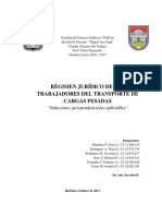 Trabajadores de Transporte de Carga Pesada