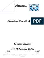 Electrical Circuits Analysis