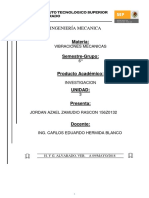 Investigacion Unidad 3 Vibraciones de Sistemas de Un Grado de Libertad Con Excitación Armónica.