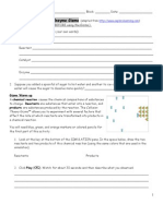 Enzymes Gizmo Student Sheet