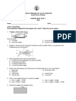 Name: - Class: - Answer All Questions. Every Questions Is Followed by Four Options A, B, C and D. Choose The Correct Answer