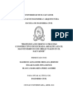 Propuesta de Diseño y Proceso Constructivo de Lechada Asfaltica en El Mantenimiento de Obras Viales en El Salvador PDF