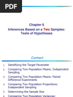 Chapter 8 Two Sample Testing