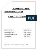 Production Operations and Management: Case Study On Ford