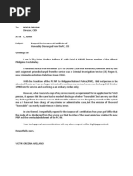 Arrelano Letter To PNP