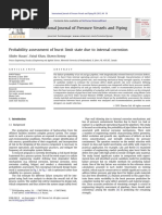 Probabilistic Model Failure Internal Corrosion