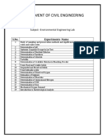 Environmental Engineering 