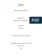 Fase 1 Epistemologia de La Pedagogia