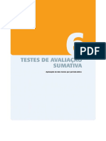 Testes de Avaliação Sumativa