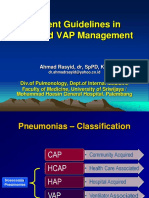 Current Guidelines in Hap and Vap Management: Ahmad Rasyid, DR, SPPD, K-P