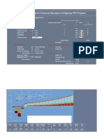 Graphical Model For Financial Simulation of Highway PPP Projects