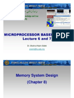 Microprocessor Based System Lecture 6 and 7: My Lord! Advance Me in Knowledge and True Understanding