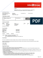 Lion Air Eticket Itinerary / Receipt: Atakay/Melianus MR