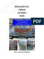 Programacion Anual 6º Primaria 2015 2016 PDF