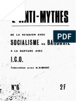 L'Anti-Mythes - 06 - Entretien Avec H. Simon - Scission Avec Socialisme Ou Barbarie 